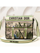 Dior Diorcamp Messenger Bag in Green Tropicalia Embroidered Canvas 2019