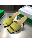 Bottega Veneta Stretch Calfskin Heel Sandals 9cm Yellow 35 2021