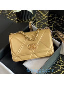Chanel 19 Quilted Goatskin Wallet on Chain WOC AP0957 Gold 2020