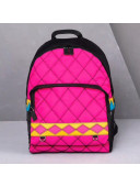 Prada Fabric Backpack 2VZ006 Rosy/Black 2018