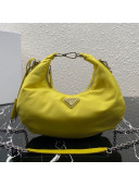 Prada Re-Edition 2006 Nylon Hobo Bag 1BH172 Yellow 2020