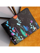 Louis Vuitton Men's Flora Print Monogram Canvas Multiple Wallet M60895 2019