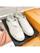 Louis Vuitton Luxembourg Sneakers in Silky Calfskin White/Silver 2020 (For Women and Men)