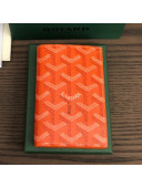 Goyard Saint Pierre Card Case Wallet Orange 2021