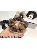 Chanel Lambskin Hair Ring Brown 2021 100803