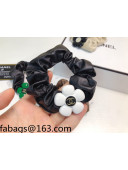 Chanel Lambskin Hair Ring Black 2021 100802