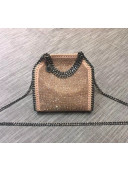Stella McCartney Tiny Falabella Tote Bag 18cm with Diamond-cut Pink 2018