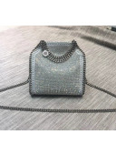 Stella McCartney Tiny Falabella Tote Bag 18cm with Diamond-cut Light Grey 2018