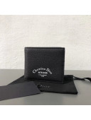 Dior Short Wallet in Black Grianed Calfskin Autumn 2018