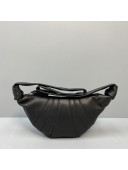 Lemaire Nappa Leather Small Croissant Bag Black 2021