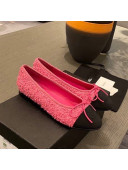 Chanel Tweed & Grosgrain Ballerinas Pink/Black 2021 112284