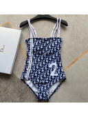 Dior 2 One-Piece Swimwear DS12 Blue 2021