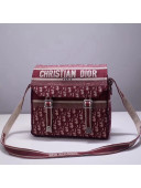 Dior Oblique Canvas Diorcamp Messenger Bag Red 2019
