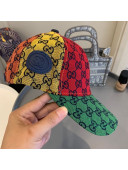 Gucci GG Multicolor Canvas Baseball Hat Multicolor 2021