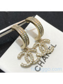 Chanel Crystal Earrings CE2081410 Gold 2020