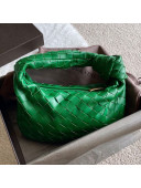 Bottega Veneta Mini BV Jodie Hobo Bag in Woven Lambskin Green 2020