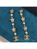 Chanel Stars & Crystal Long Earrings CE2081415 2020
