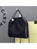 Stella McCartney Tiny Falabella Tote Bag 18cm Black/Silver 2020