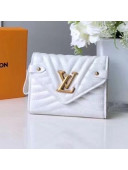 Louis Vuitton New Wave Compact Wallet M63427 White 2018