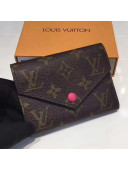 Louis Vuitton Victorine Wallet Monogram Canvas Rosy