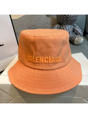 Balenciaga Canvas Bucket Hat  All Orange 2021