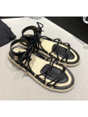 Chanel Kidskin Leather Sandals G36176 Black 2020