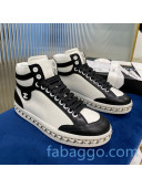 Chanel Chain Charm High-top Sneakers White 2020