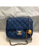 Chanel Lambskin & Gold-Tone Metal Flap Bag AS1786 Royal Blue 2020 TOP
