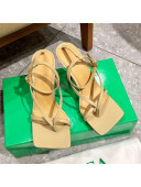 Bottega Veneta Stretch Lambskin Strap Sandals 9cm Beige 2021