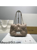 Maison Margiela Glam Slam Medium Flap Bag Dove Grey 2021