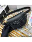 Loewe Mini Gate Belt Bag in Natural Calfskin Black 2021 Top