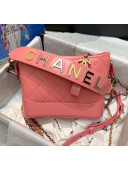 Chanel Calfskin CHANEL'S GABRIELLE Small Hobo Bag AS0865 Pink 2020