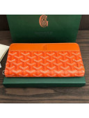 Goyard Matignon Zip Long Wallet GM Orange 2021