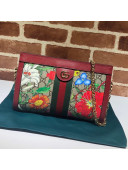 Gucci Ophidia GG Flora Small Shoulder Bag 503877 Red 2020