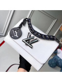 Louis Vuitton Short Chain Handle Epi Leather Twist MM Bag White F/W 2018