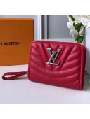 Louis Vuitton New Wave Short Zip Wallet Red 2018