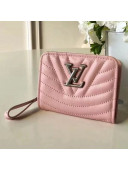 Louis Vuitton New Wave Short Zip Wallet Pink 2018