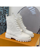 Louis Vuitton Territory Flat Range Calfskin Short Boots All White 2021