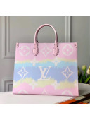 Louis Vuitton LV Escale Onthego Monogram Canvas Large Tote M45119 Pink 2020