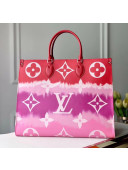 Louis Vuitton LV Escale Onthego Monogram Canvas Large Tote M45121 Red 2020
