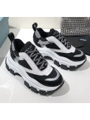 Prada Block Sneakers Black/Silver/White 2020