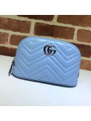 Gucci GG Marmont Large Cosmetic Case 625690 Pastel Blue 2020