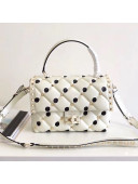Valentino Medium Dotted Candystud Top Handle Bag 2018