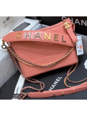 Chanel Medium CHANEL'S GABRIELLE Hobo Bag in Aged Calfskin AS1582 Pink 2020(Top Quality)