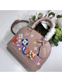 Louis Vuitton Monogram Flower Epi Alma BB Bag M54986 Pink 2017