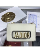 Dior Mini J'adior Flap Bag In Calfskin White 2018