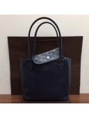 Goyard Reversible Mini Shopping Tote Bag Navy Blue 2019