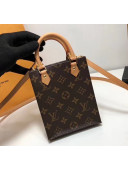 Louis Vuitton PETIT SAC PLAT  Bag In Monogram Canvas M69442 2020
