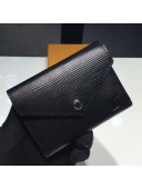  Louis Vuitton Epi Leather Victorine Wallet M62173 Noir 2017