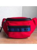 Givenchy Nylon Logo Band Belt Bag Red 2019